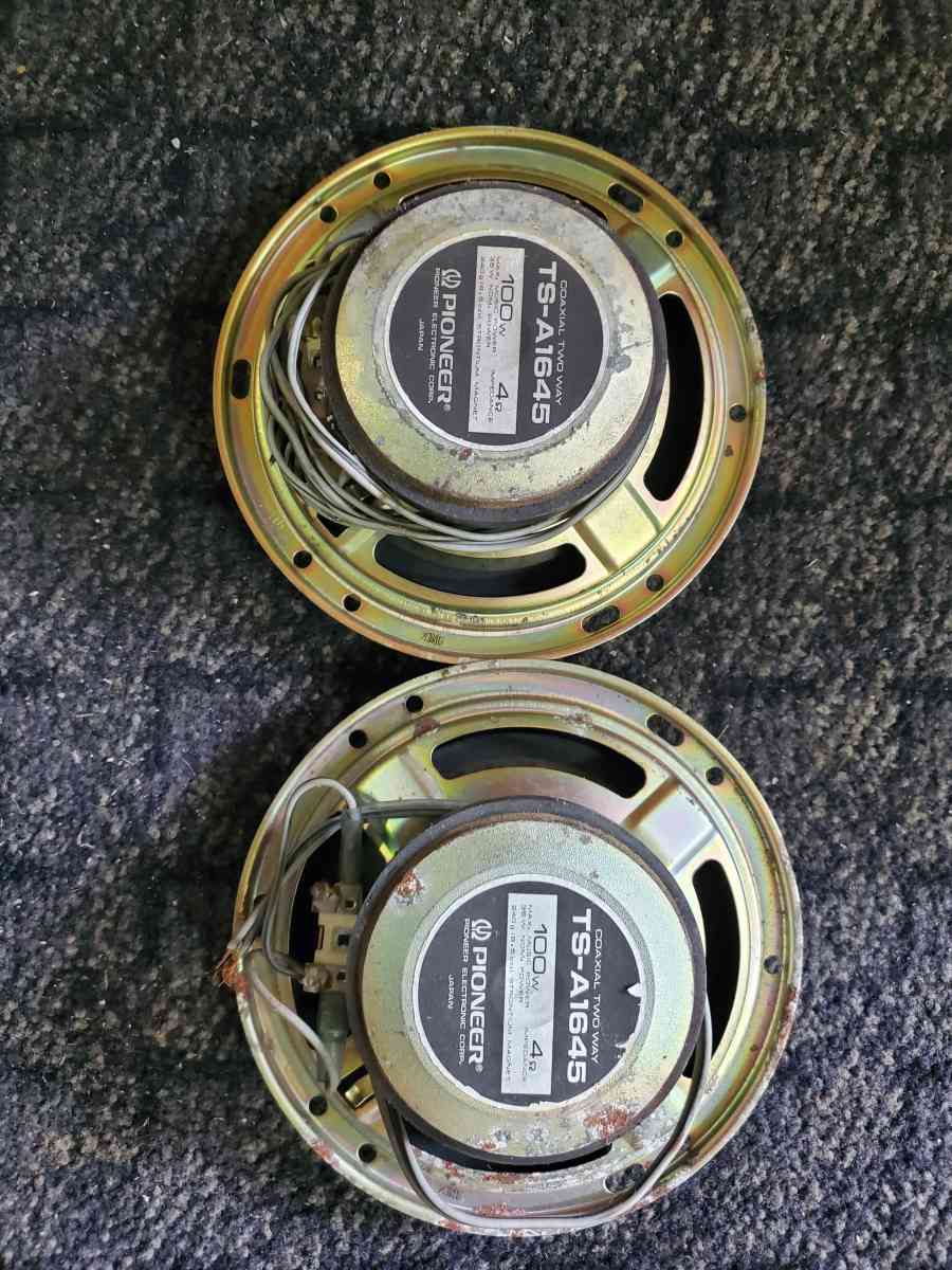 Speakers Pioneer TSA1645 Round 2 Way 100 Watt RRR Audio