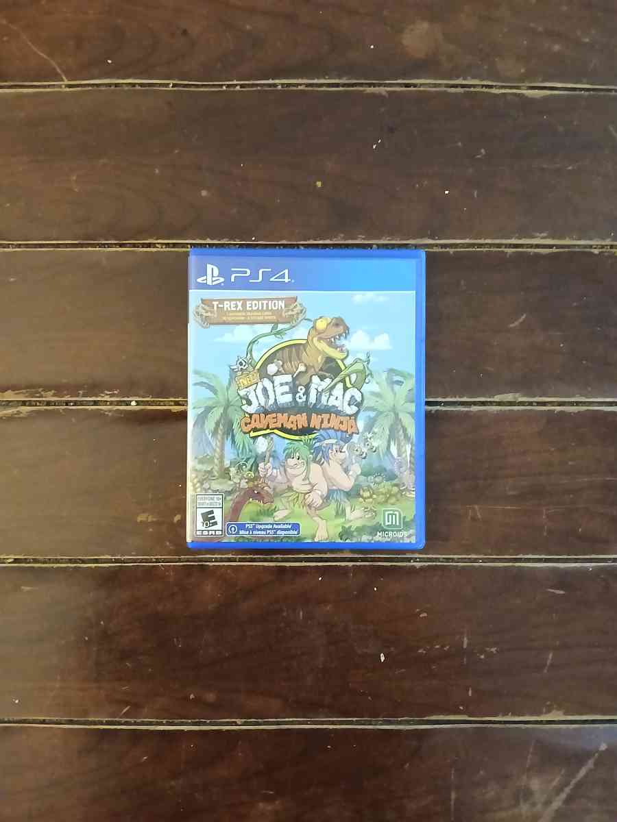 New Joe And Mac Caveman Ninja T Rex Edition PS4