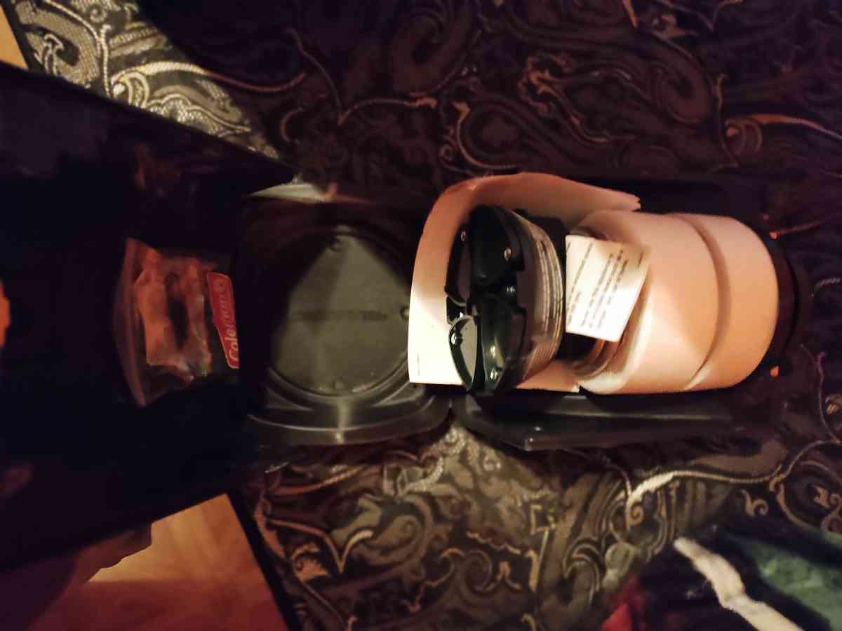 antique camping lamp