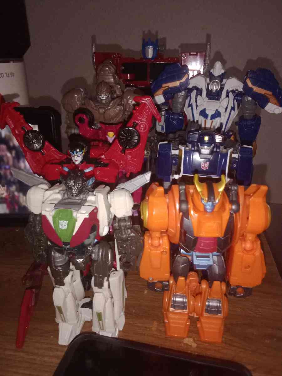 transformers and VTEC bots dc comics figures HeMan
