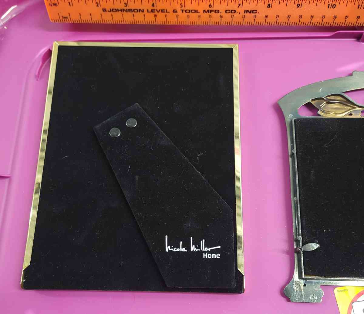 3pcs Gold Modern Picture Frame Lot 1 7x 5 2 4x6