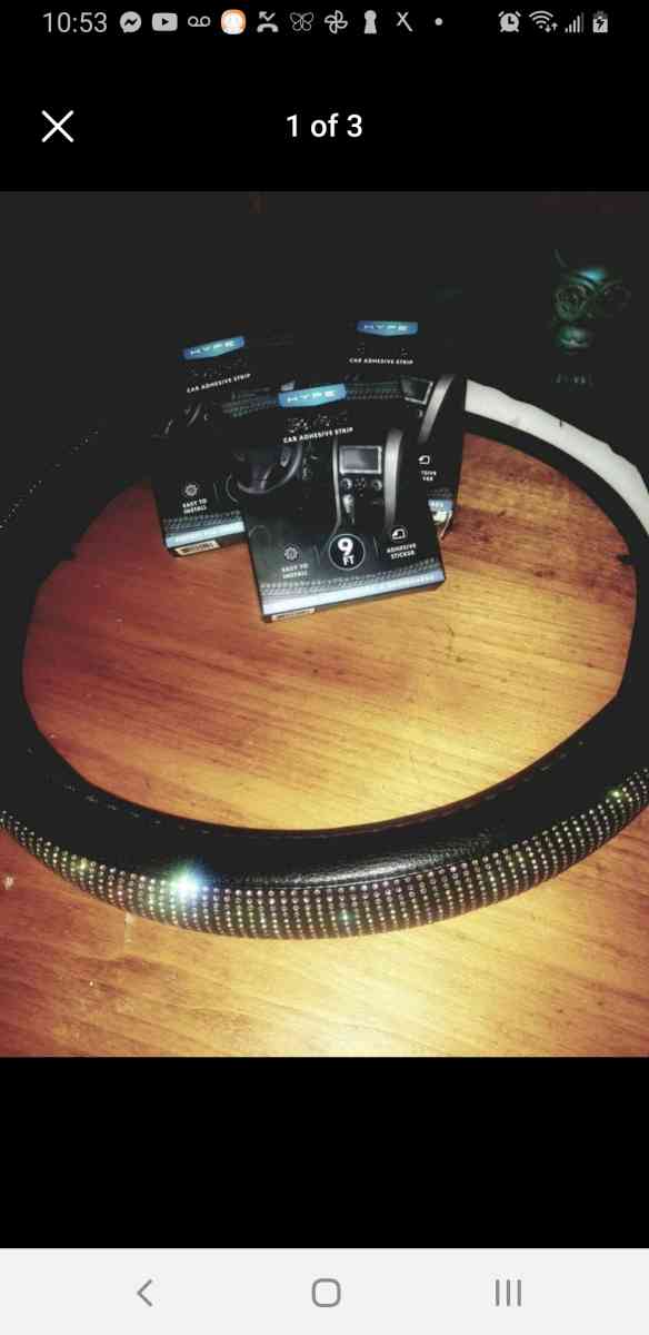 steering wheel diamond strips