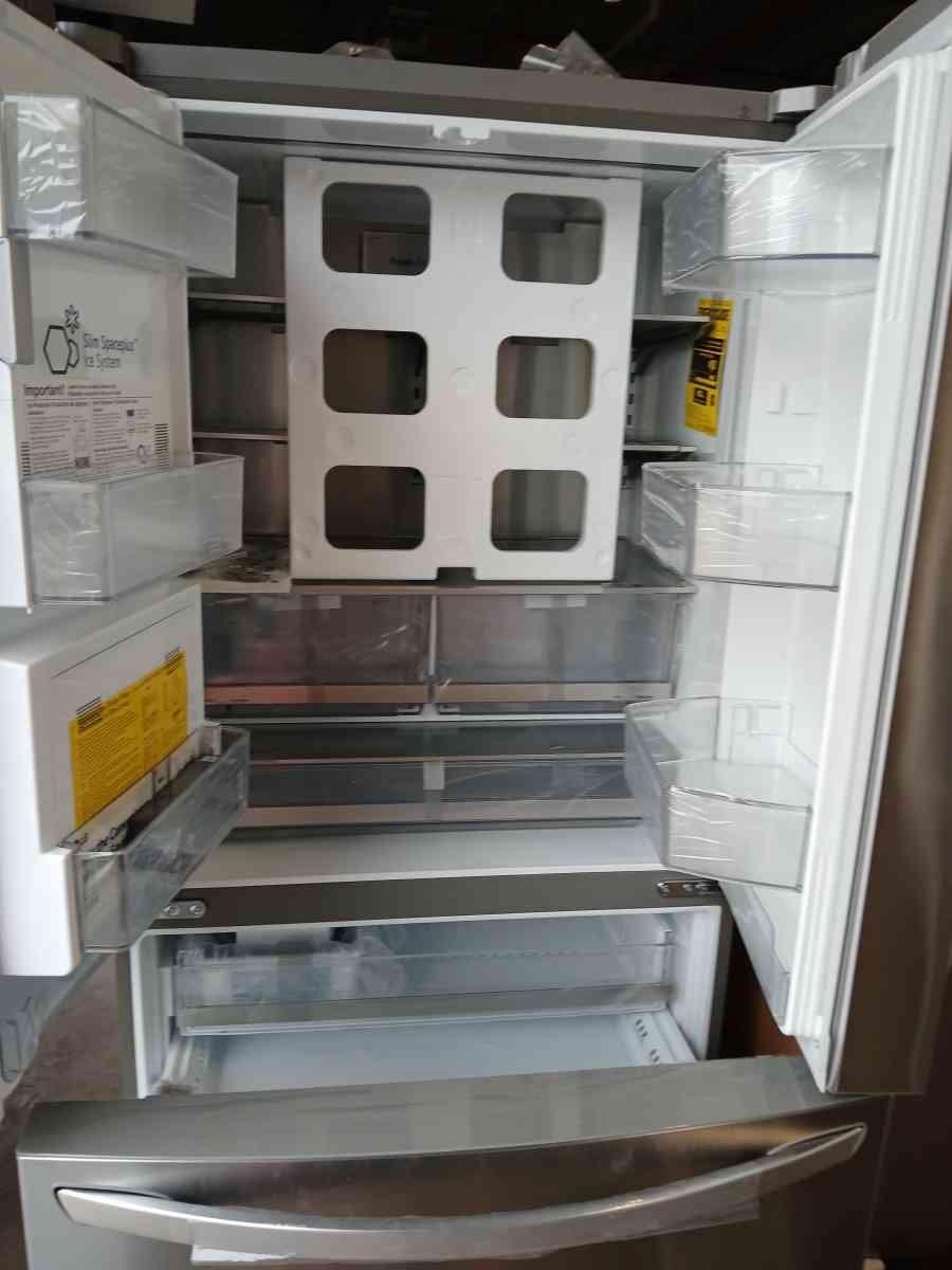 Brand New stainless steel French door refrigerator