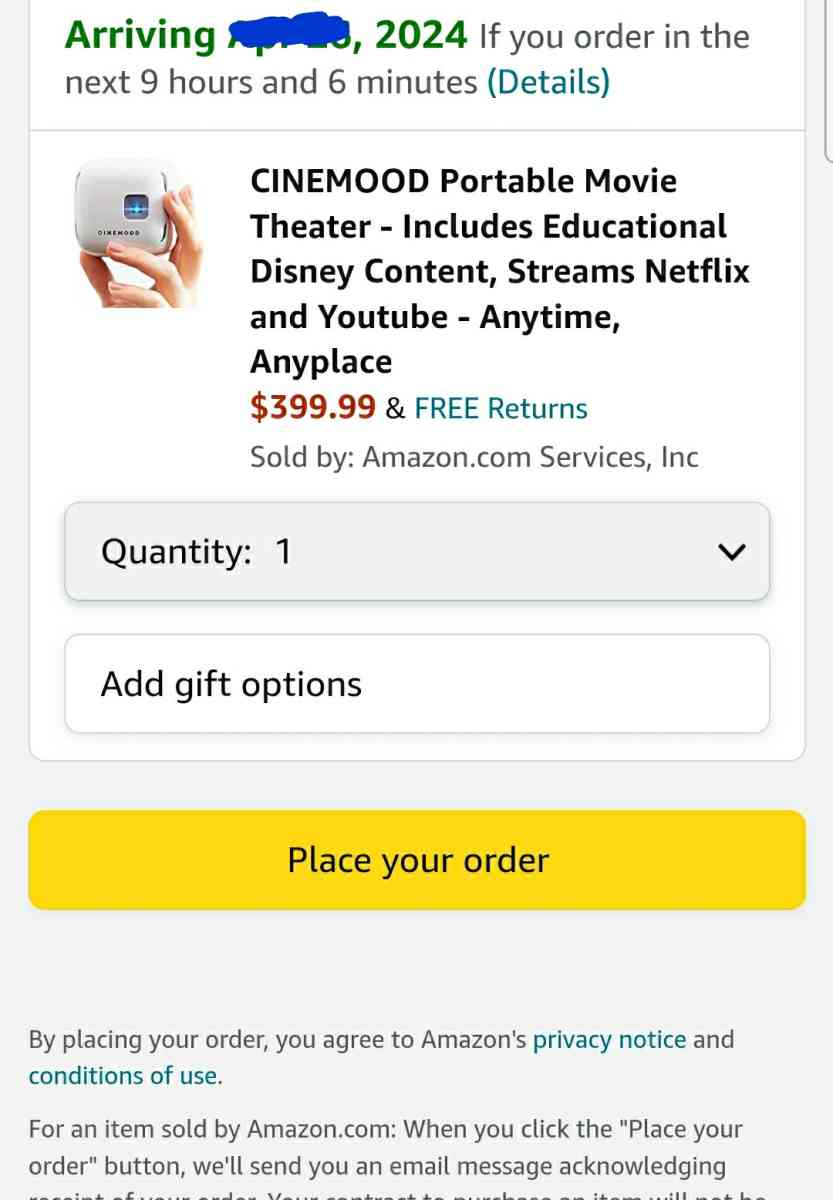 Portable projector 4k