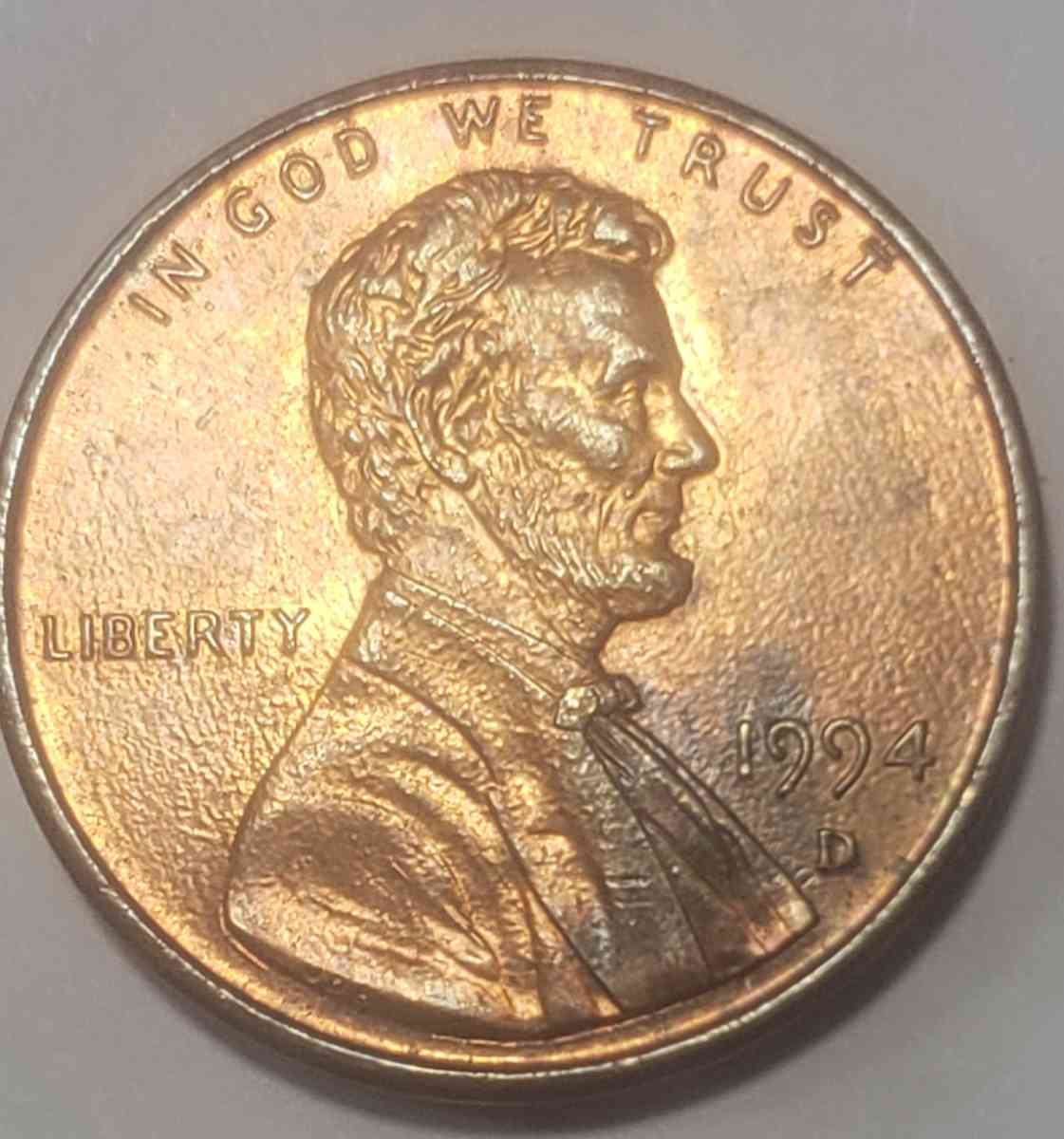 1994 D penny