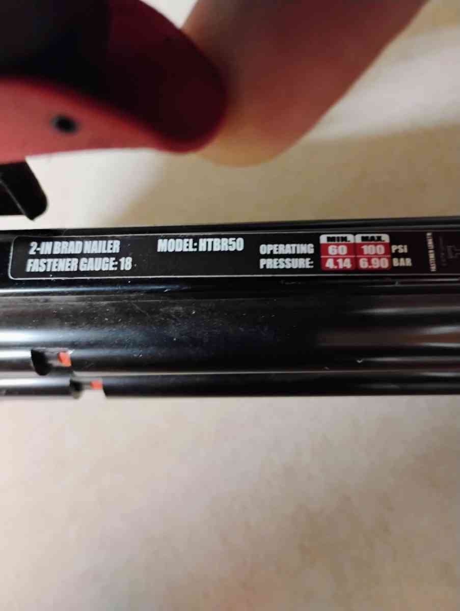 hyper tough pneumatic brad nailer