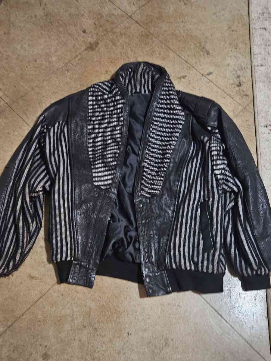 rare black and white jacket