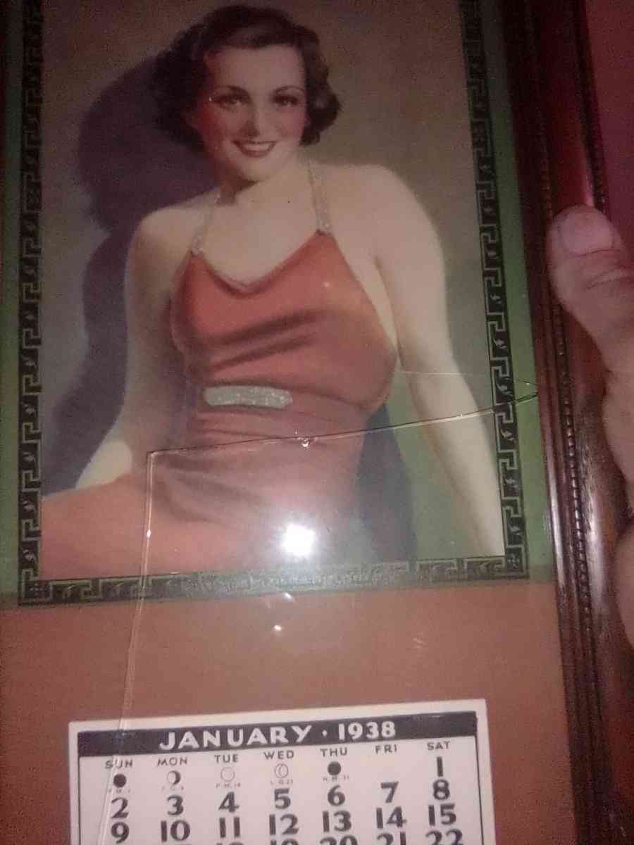 old calenders with vintage never used 1938 2 off them 1 1942