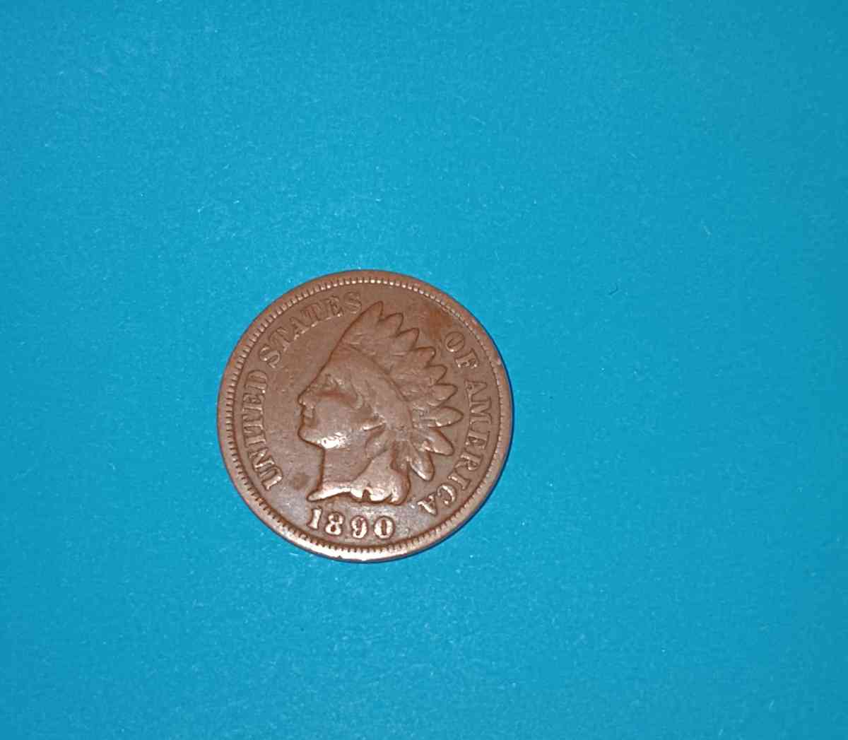 1890 indian head penny