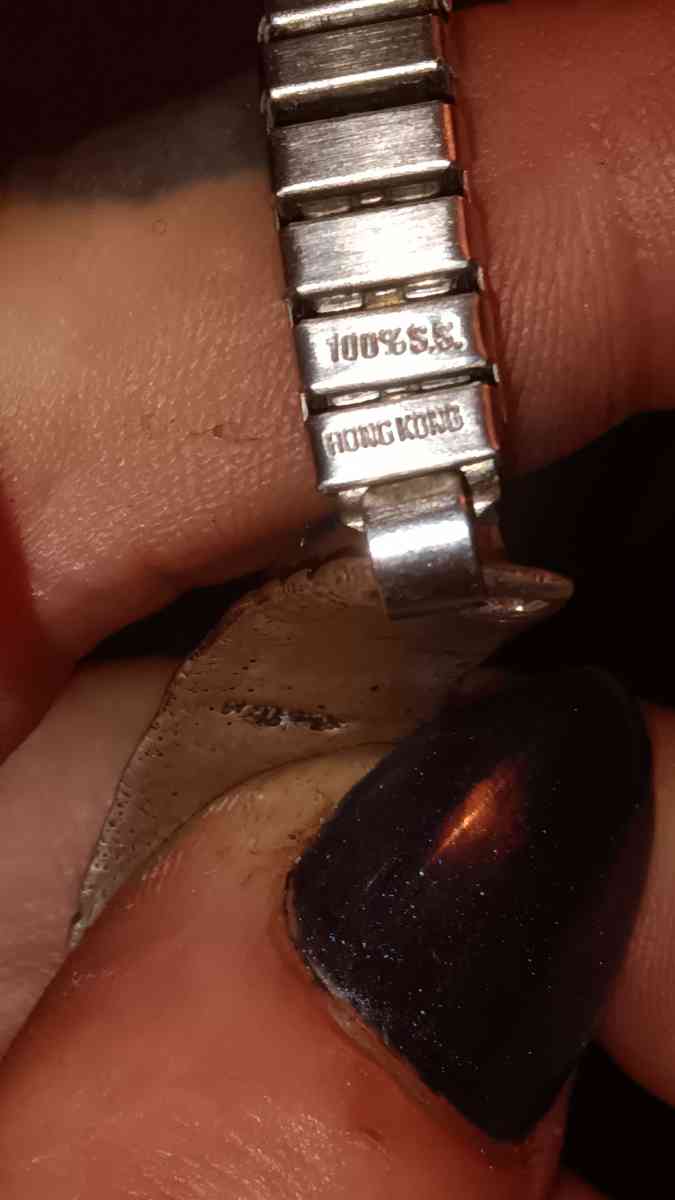 vintage sterling silver and turquoise watch band