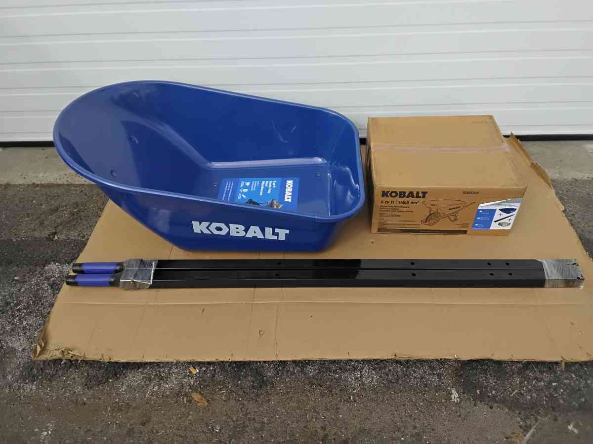 Brand New All Steel Kobalt Wheelbarrow Hardware Tire