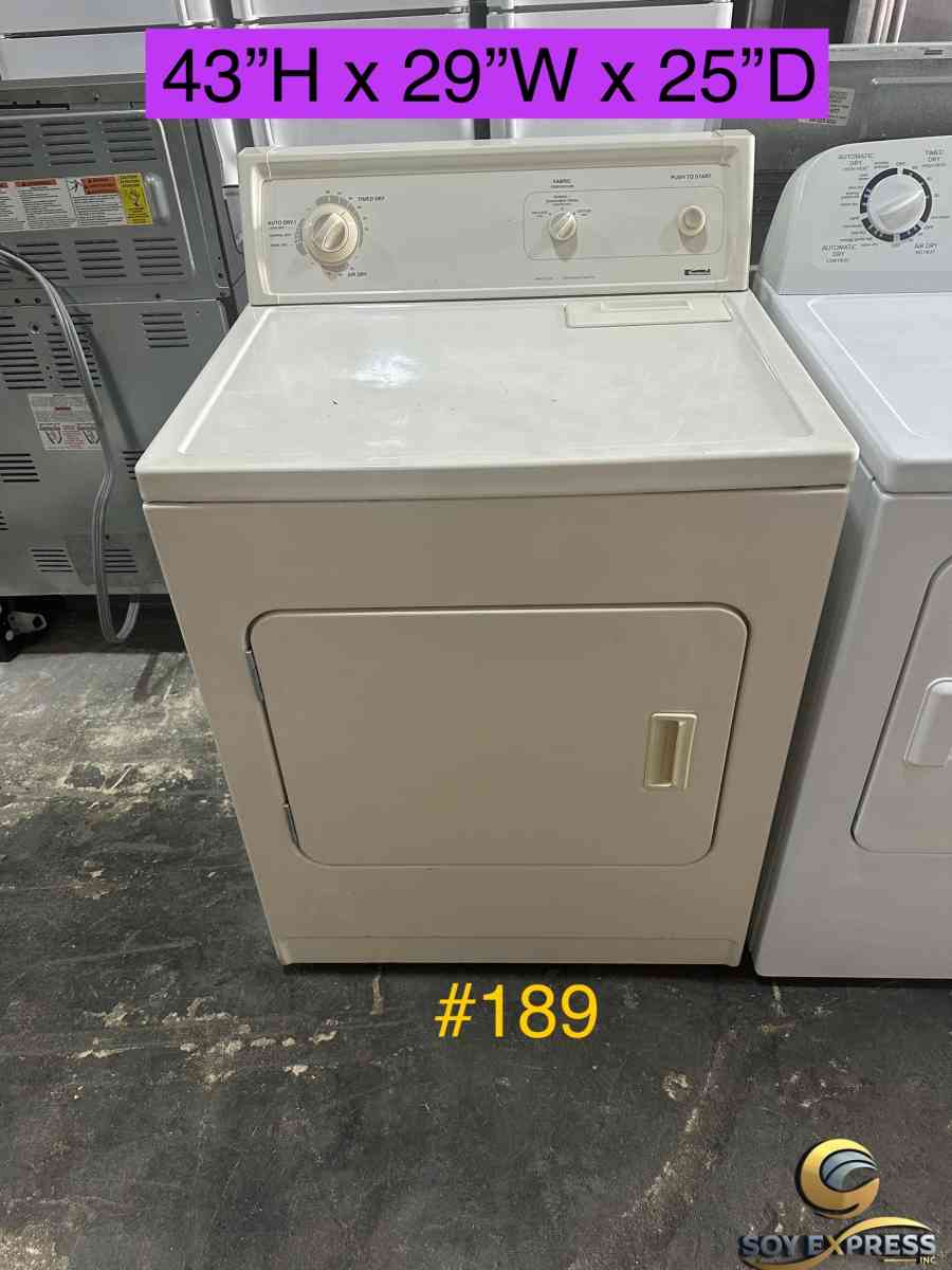 Kenmore dryer electric beige color