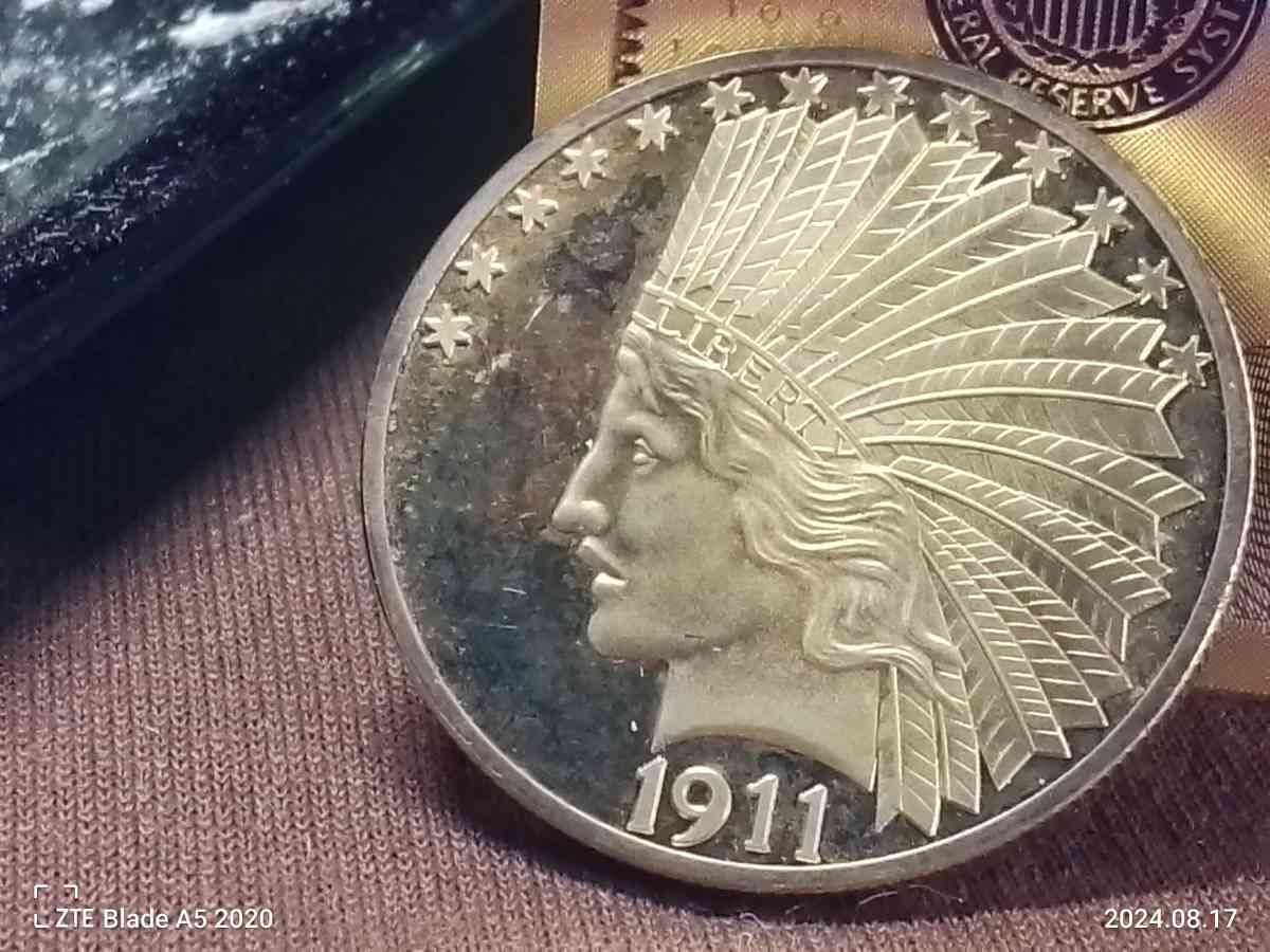 1911 10 doller Indian Head gold coin