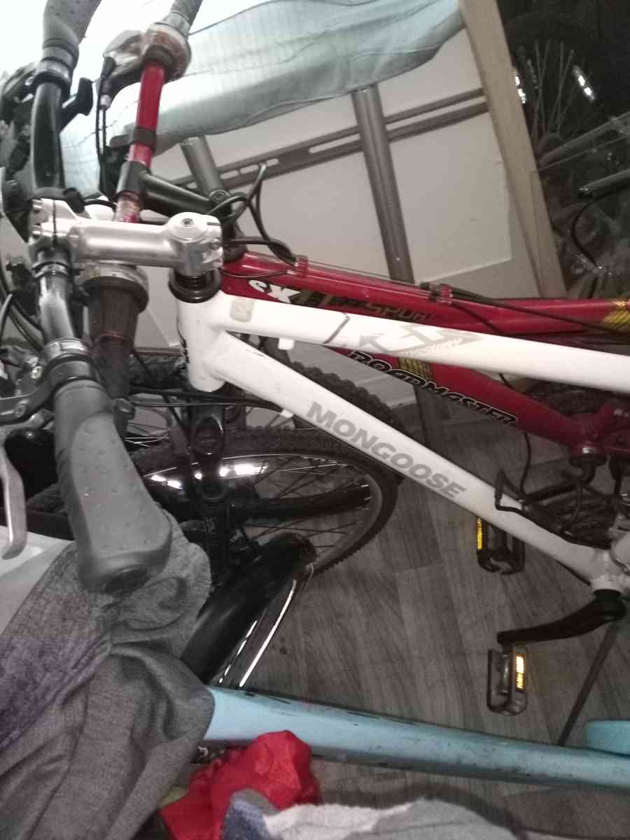 all white mongoose bike