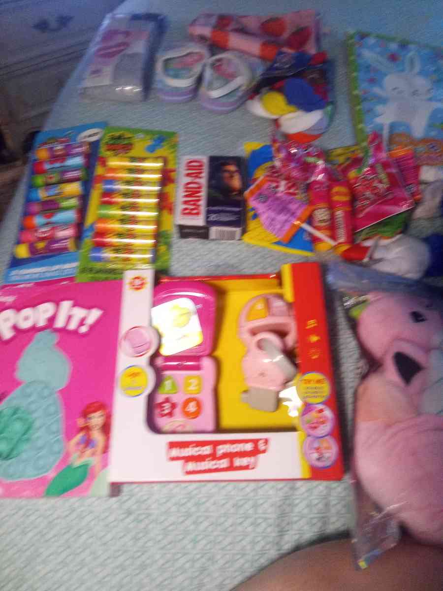 toys clothes shoes book six little school stuff band aid