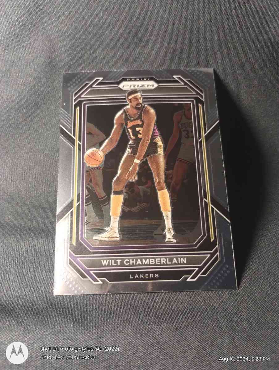 Wilt Chamberlain Panini Prizm Refractor