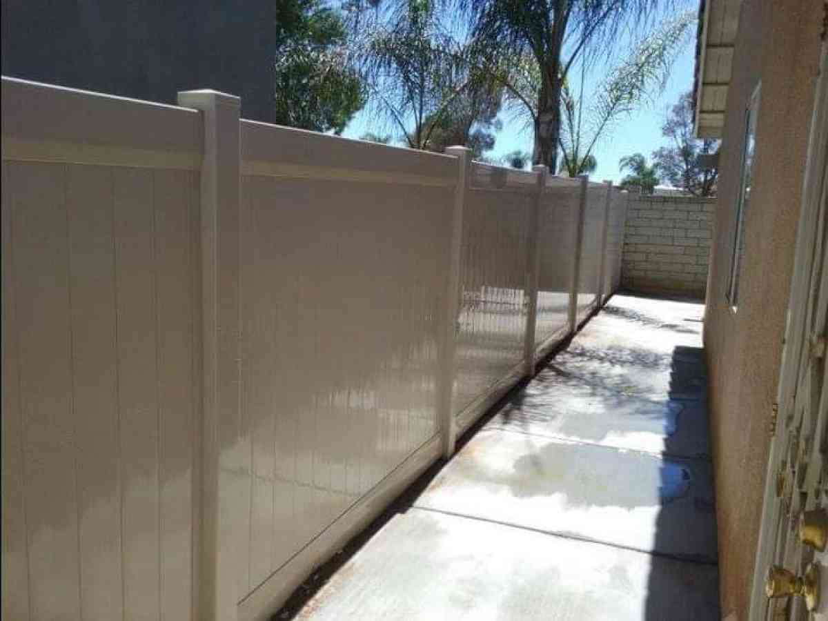 privacy fence installed