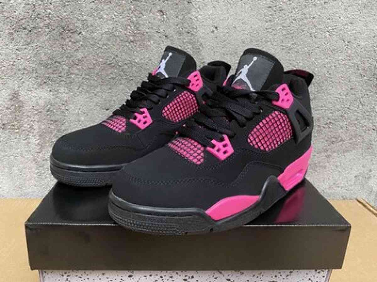 Jordan 4s Pink Thunder Custom
