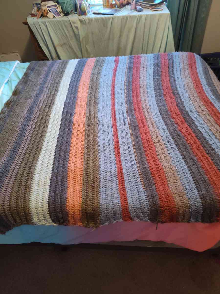 hand made crochet blanket