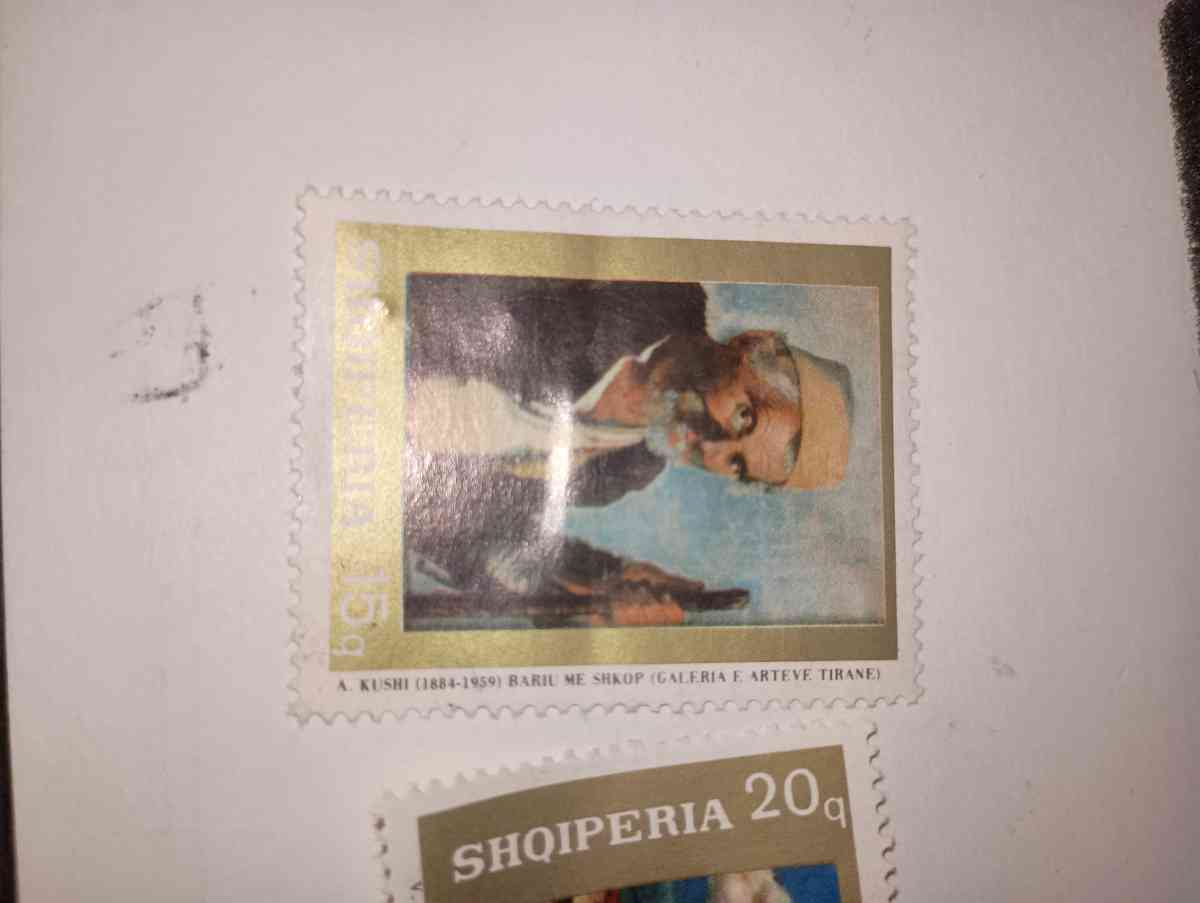 random Albania stamps