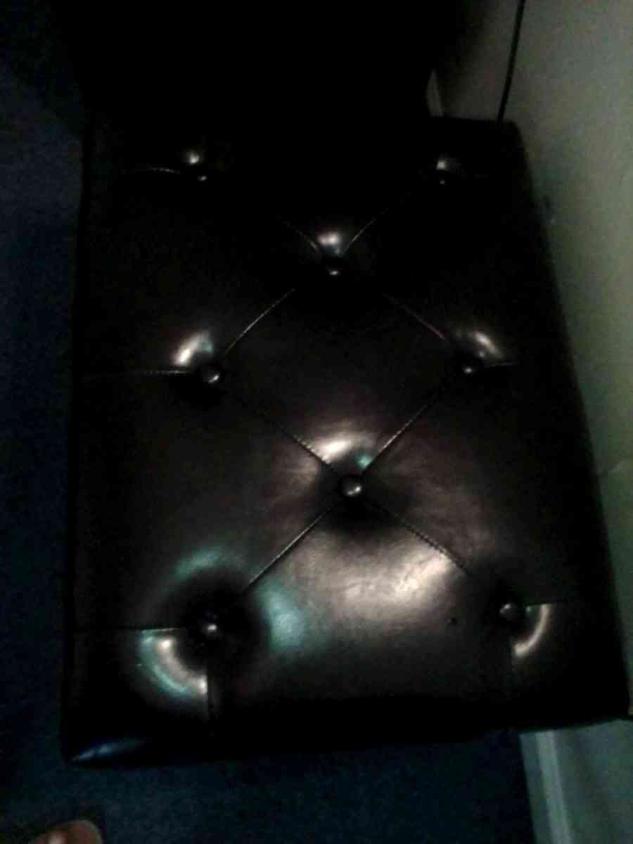 black brand new Ottoman