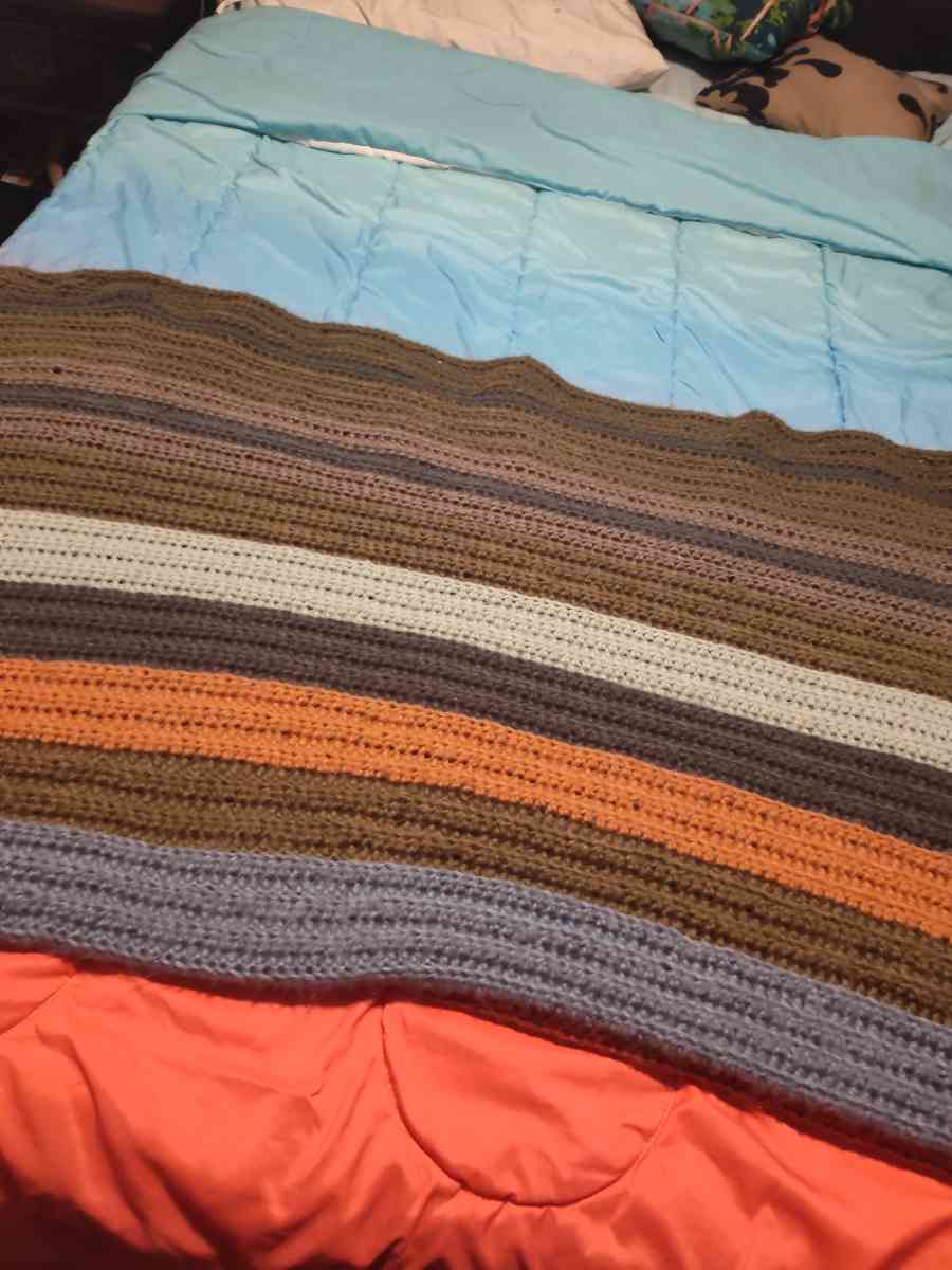 hand made crochet blanket