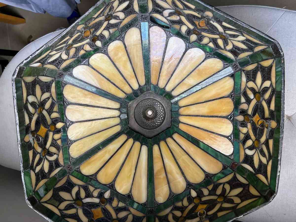 old vintage lamp shade