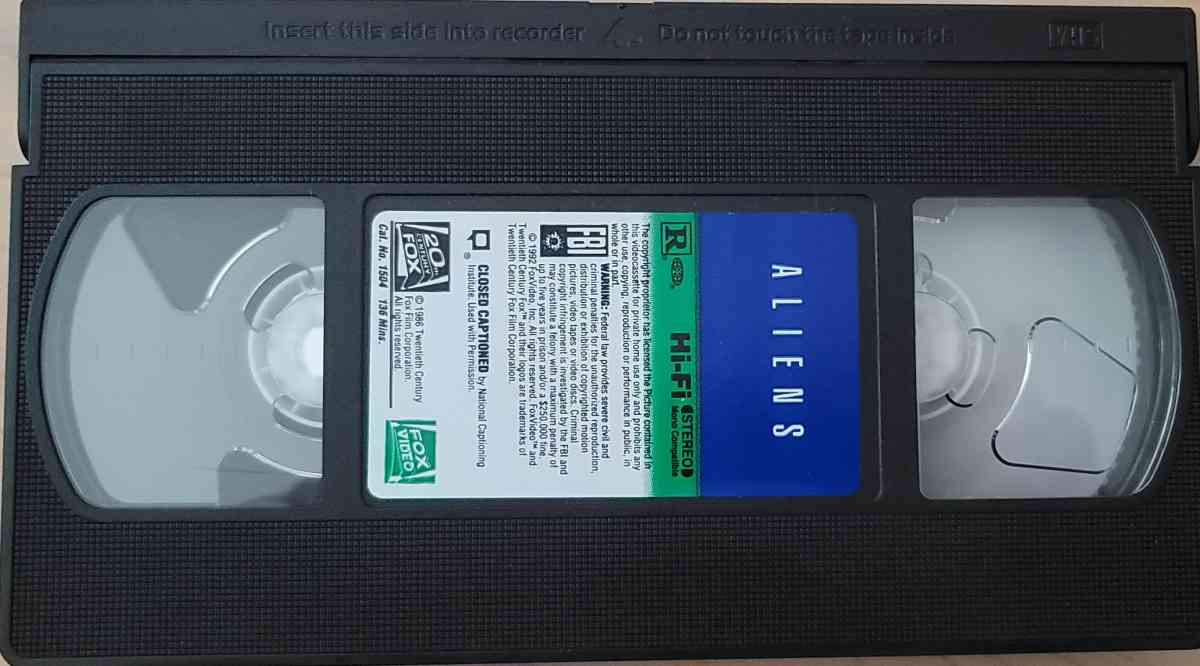 Aliens VHS movie cheap