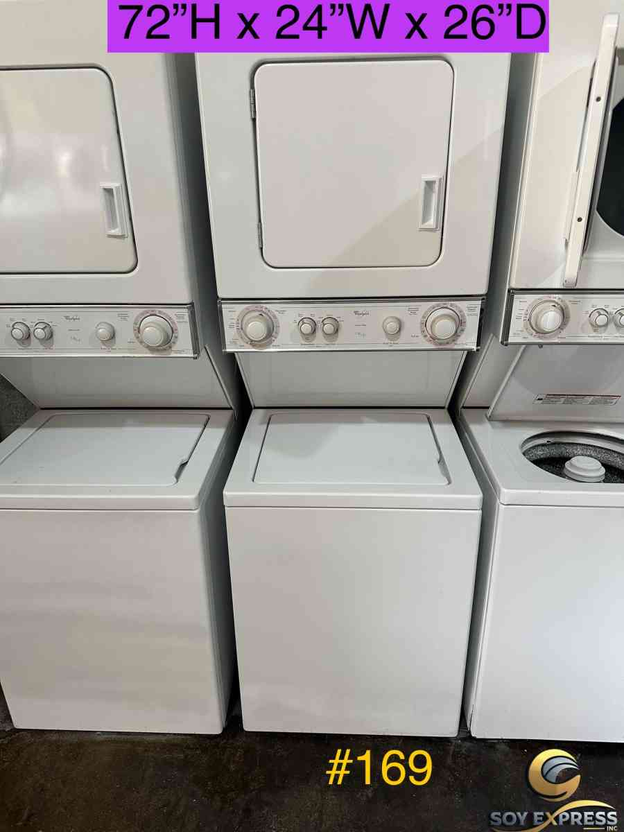 Whirlpool combo 24W washer and dryer electric