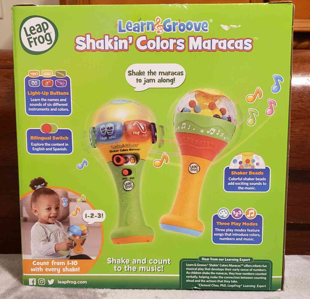 LeapFrog Learn  Groove Shakin Colors Maracas