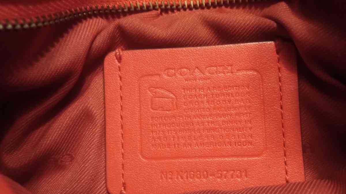 Coach Leather 75th Anniversary Mini Saddlebag Crossbody
