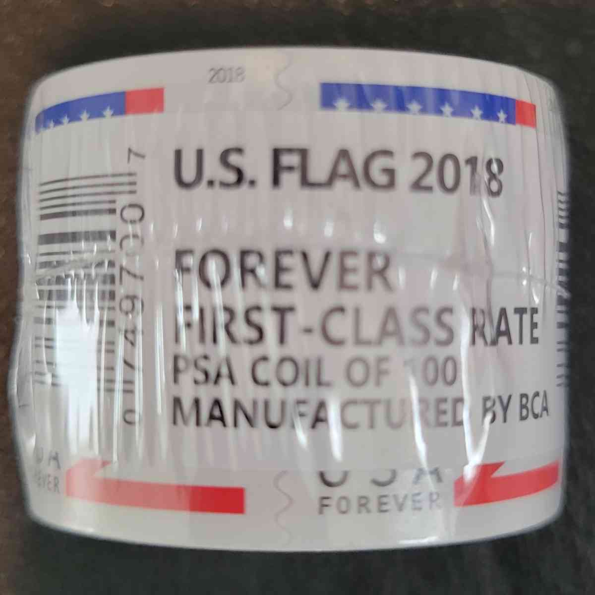 New Coils of 2018 USPS Forever Stamps  80 rolls in stock