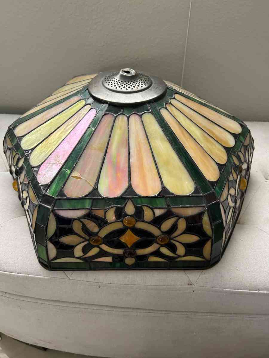 old vintage lamp shade