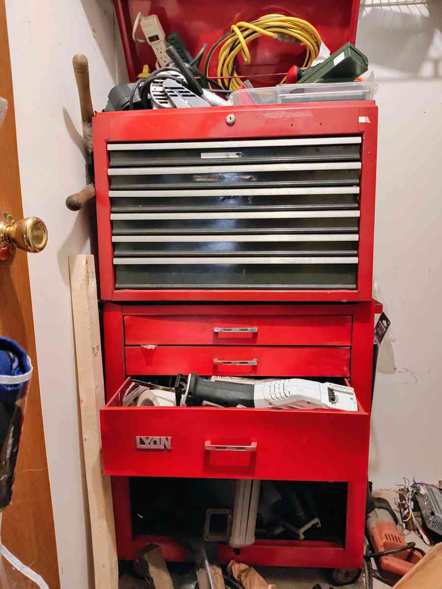 toolboxes leafblowers ect