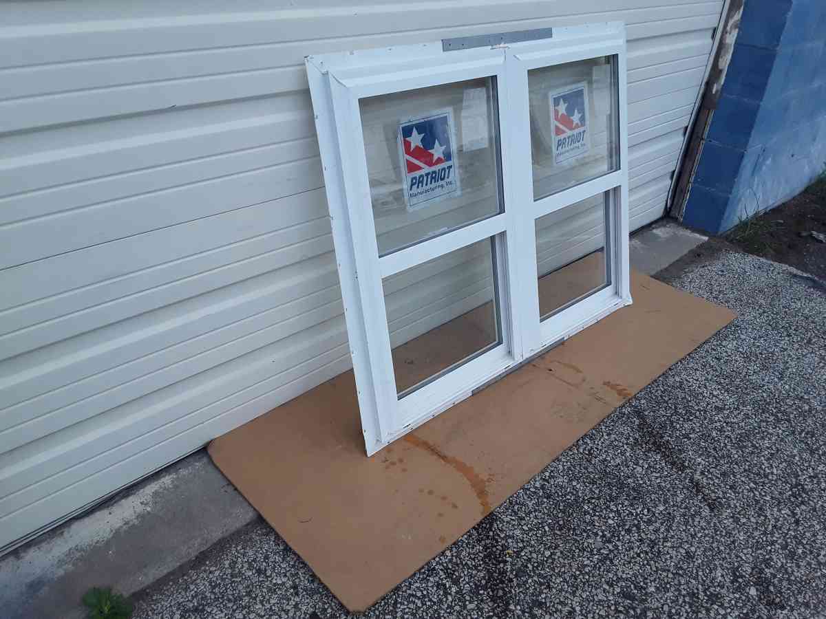 Nice White Double Hung Patriot Windows  Brand New