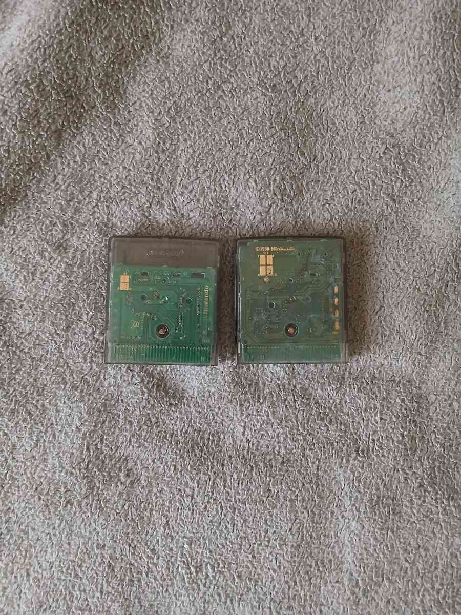2 Gameboy Color Game Carts Only for Nintendo Gameboy Color