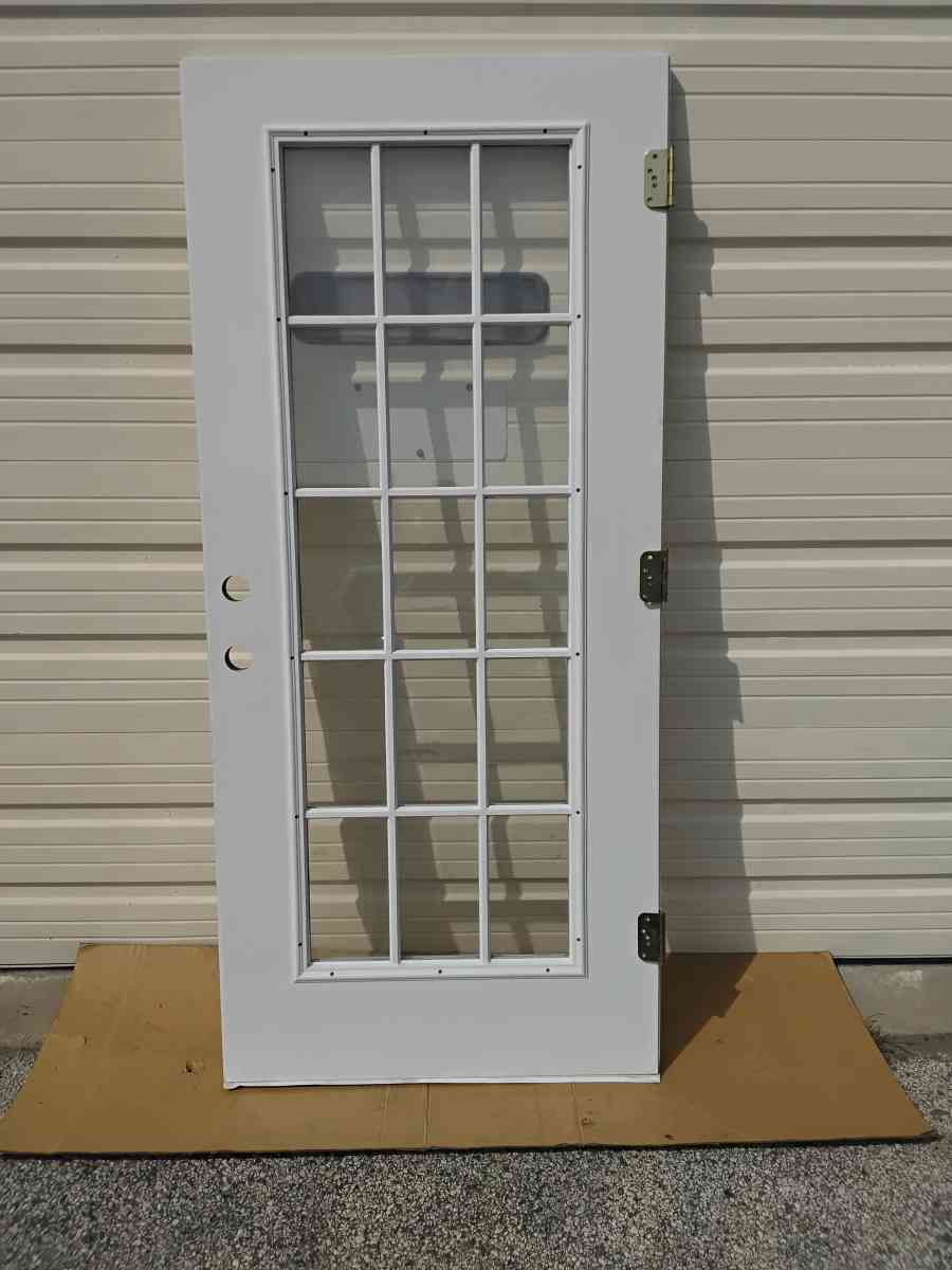 Nice White 15 Light JeldWen Door Hinges 36 X 80 LH Swing