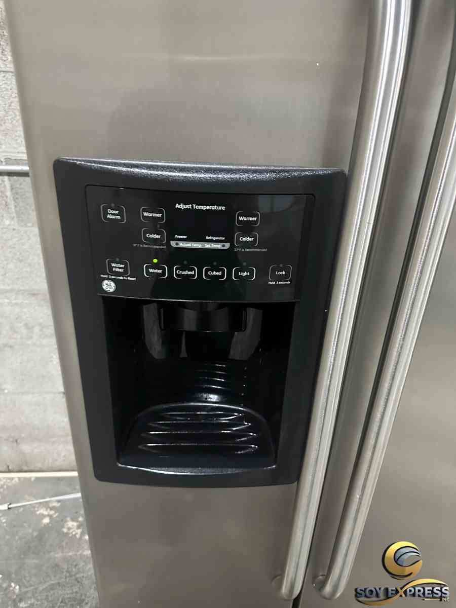 GE refrigerator stainless steel