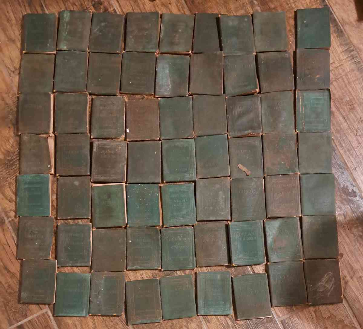 set of 63 19th century mini story books
