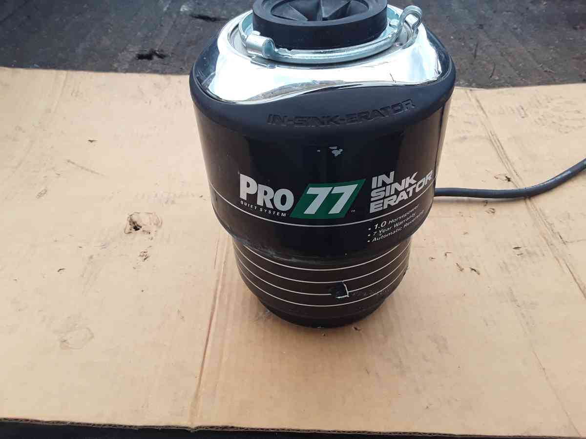 In Sink Erator Pro 77 1 Horse Power Motor OEM Like New