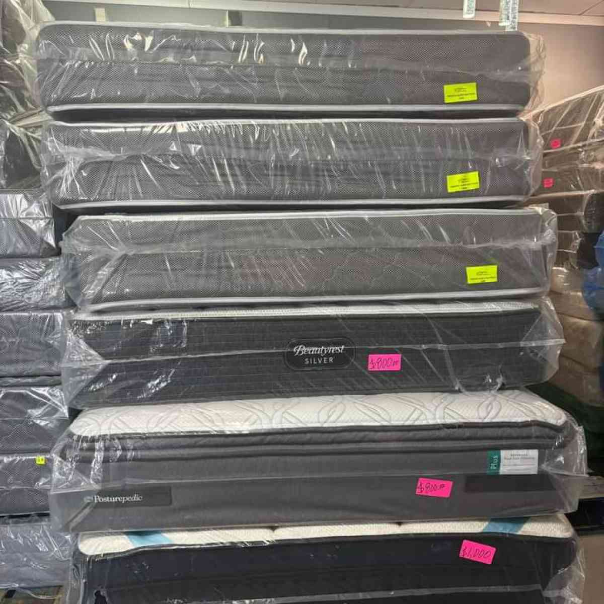 mattresses and boxsprings