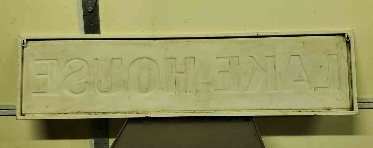 Lake House Metal Sign  48 x 12  Rustic  RRR Signs