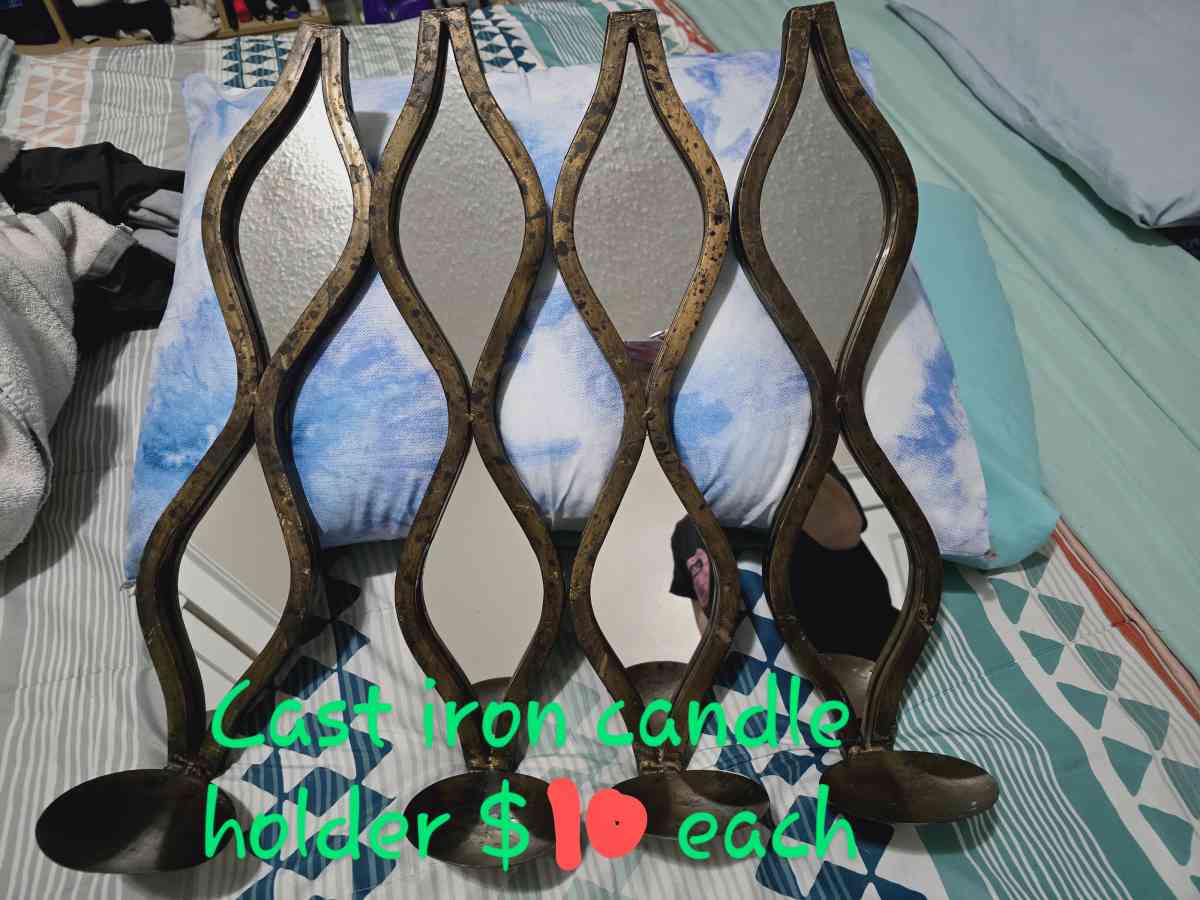 Vintage Wall Mirror Candle Holder