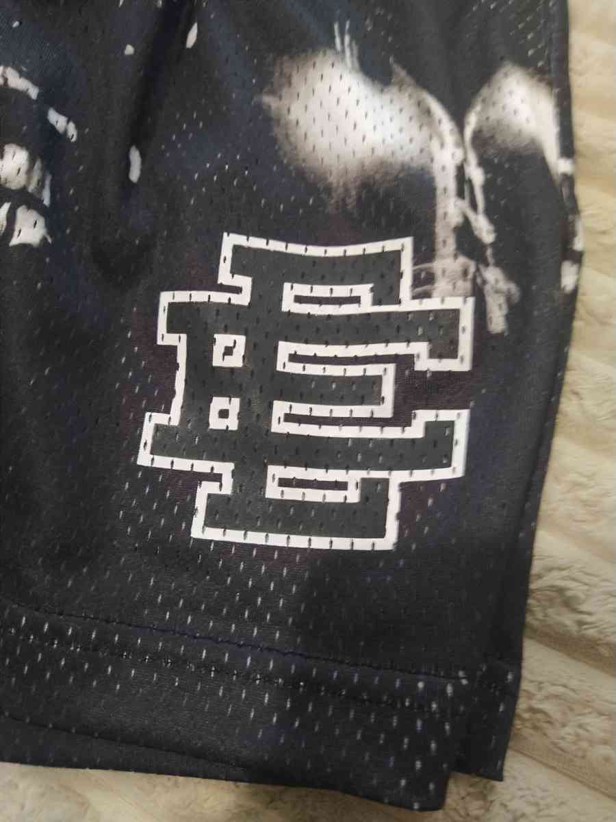 Eric Emanuel Black Skyline Shorts Size Medium