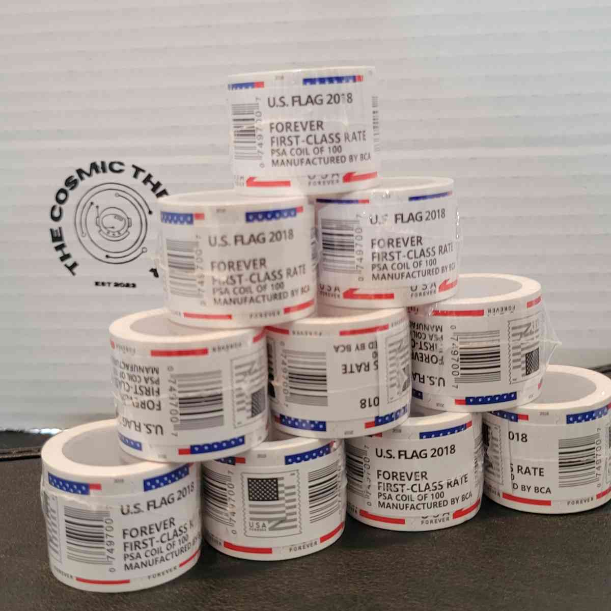 New Coils of 2018 USPS Forever Stamps  80 rolls in stock