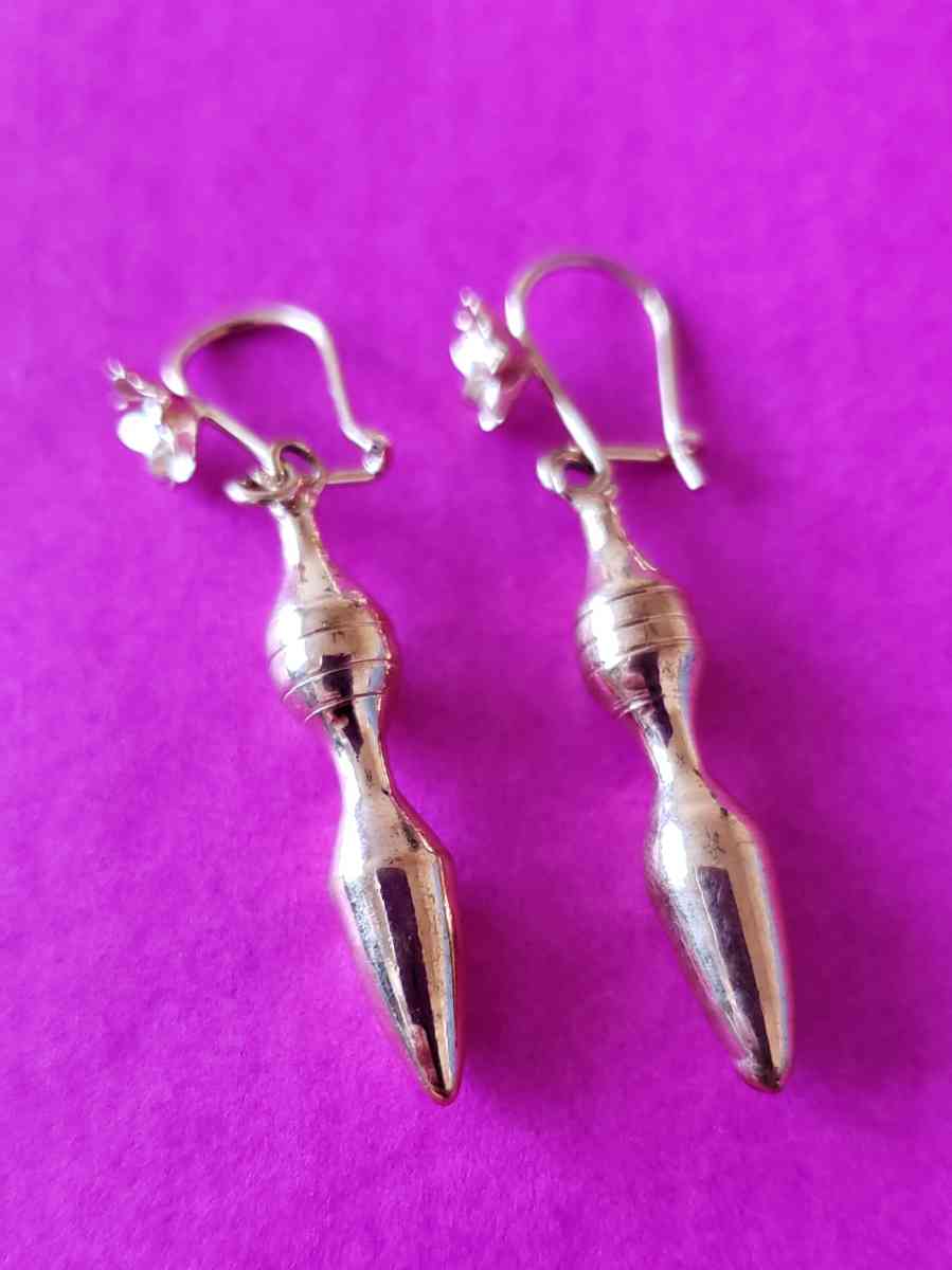 18k gold filled long earring