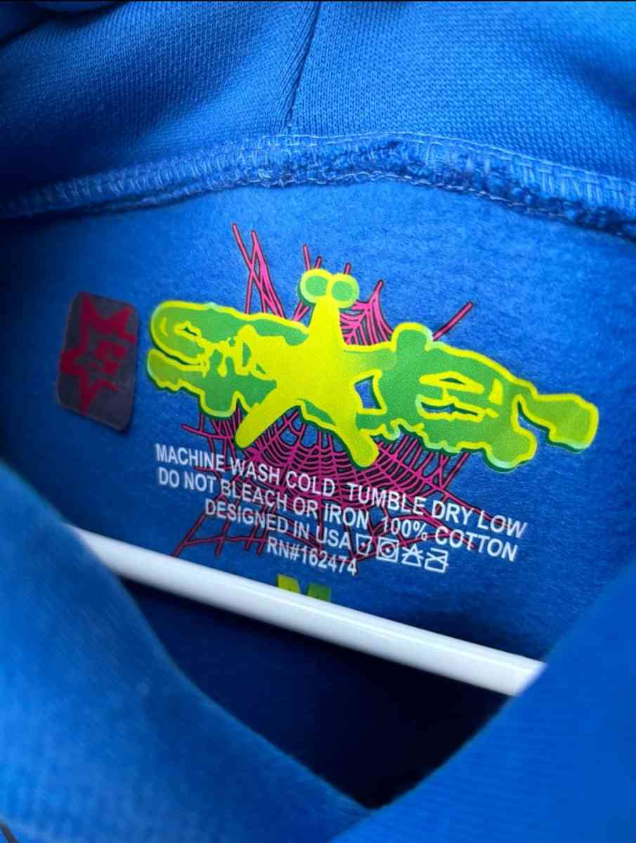 BOGO Free Blue Sp5der Hoodies all sizes