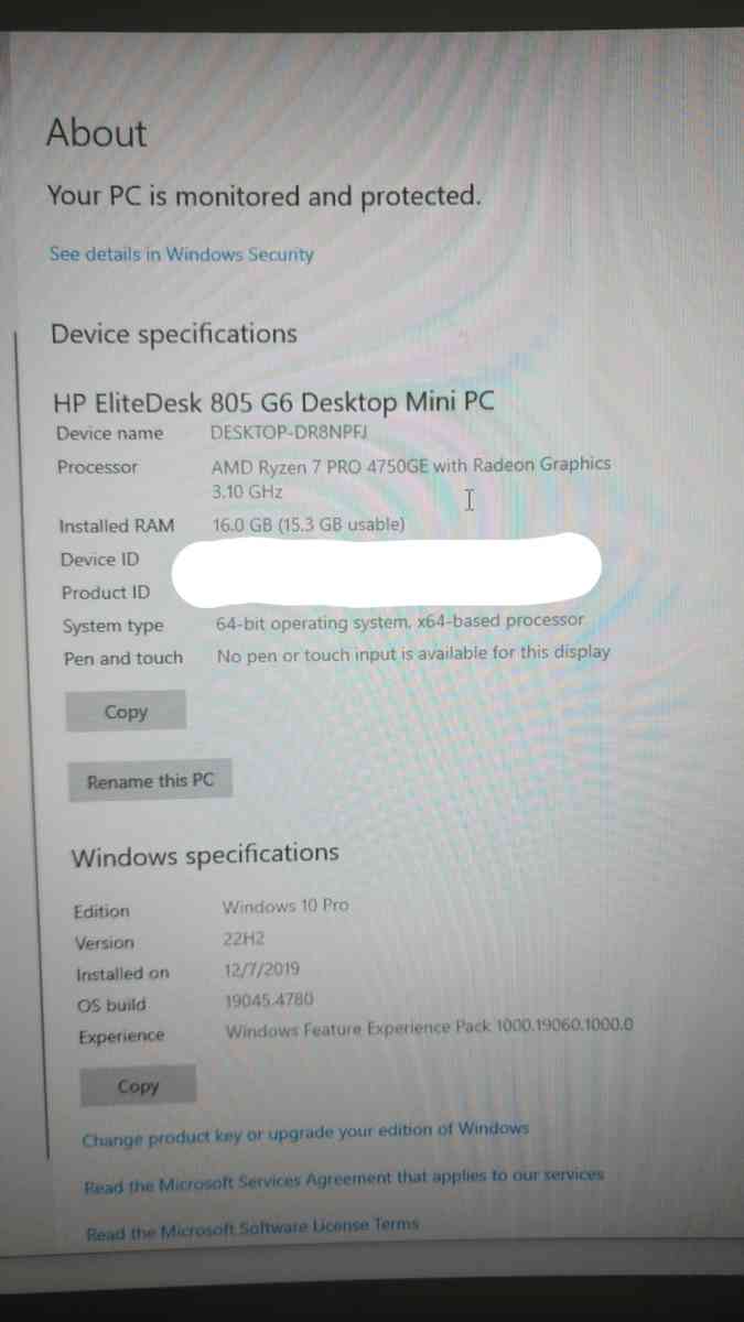 HP EliteDesk G6 Mini PC