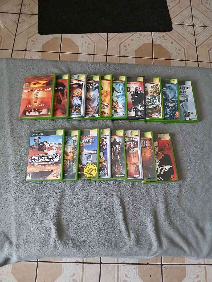 18 Original Xbox Games for Xbox