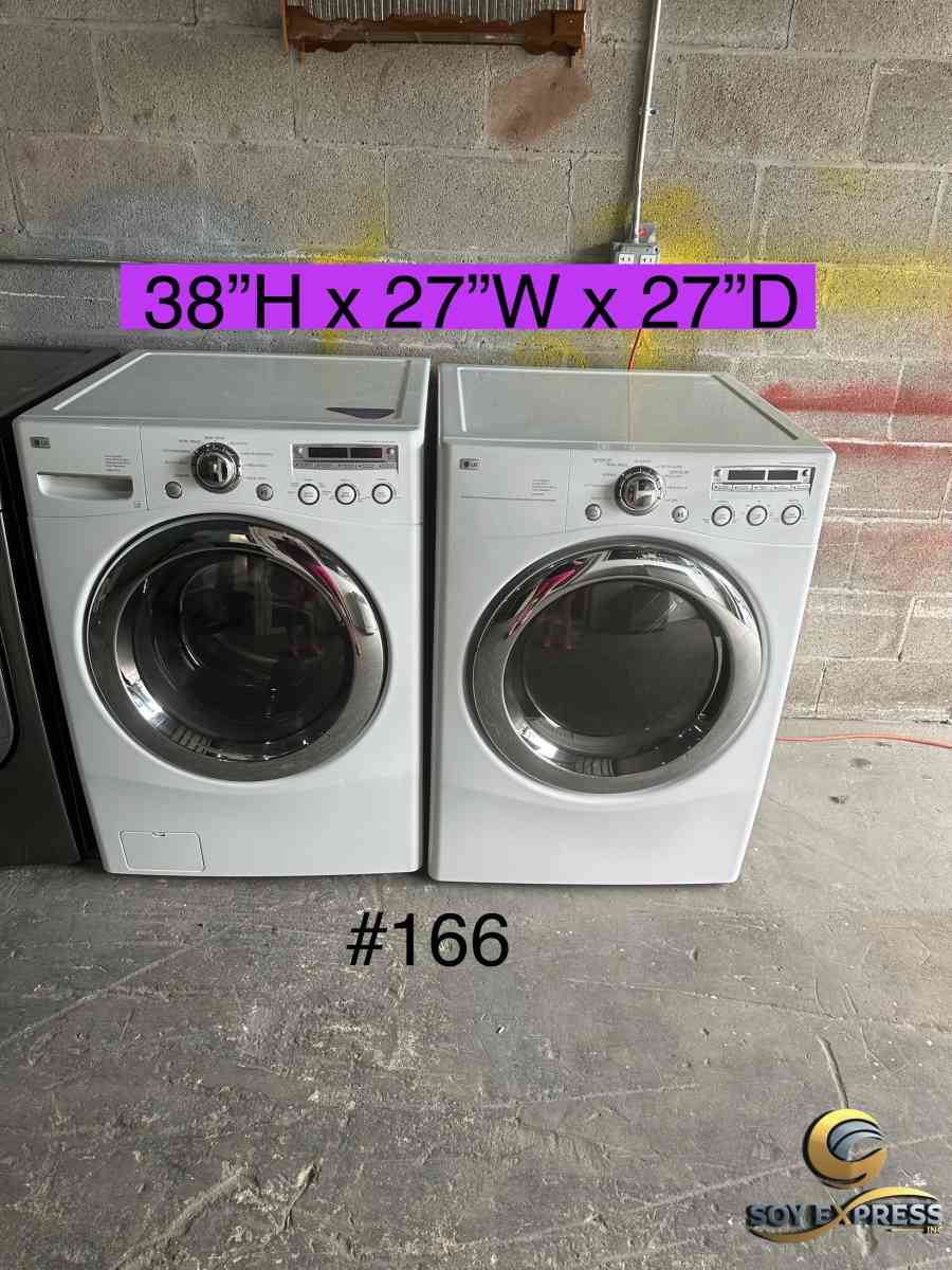 LG washer and dryer front load electric